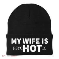 My Wife Is psycHOTic Beanie thumb 0