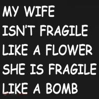 My Wife Isn't Fragile  Coaster thumb 2