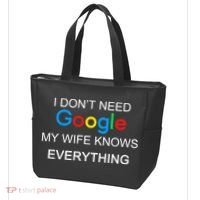 My Wife Knows Everything Funny Tote Bag thumb 3