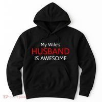 My Wife's Husband Is Awesome Hoodie thumb 0