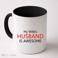 My Wife's Husband Is Awesome Coffee Mug thumb 0