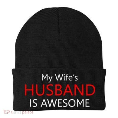 My Wife's Husband Is Awesome Beanie