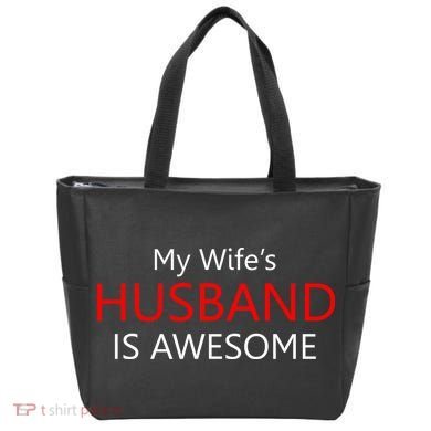 My Wife's Husband Is Awesome Tote Bag