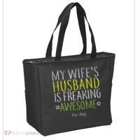My Wife's Husband Is Freaking Awesome True Story  Tote Bag thumb 2