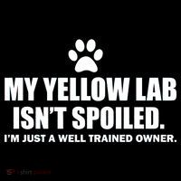 My Yellow Lab Isn't Spoiled Mousepad thumb 1