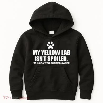 My Yellow Lab Isn't Spoiled Kids Hoodie