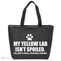 My Yellow Lab Isn't Spoiled Tote Bag thumb 0