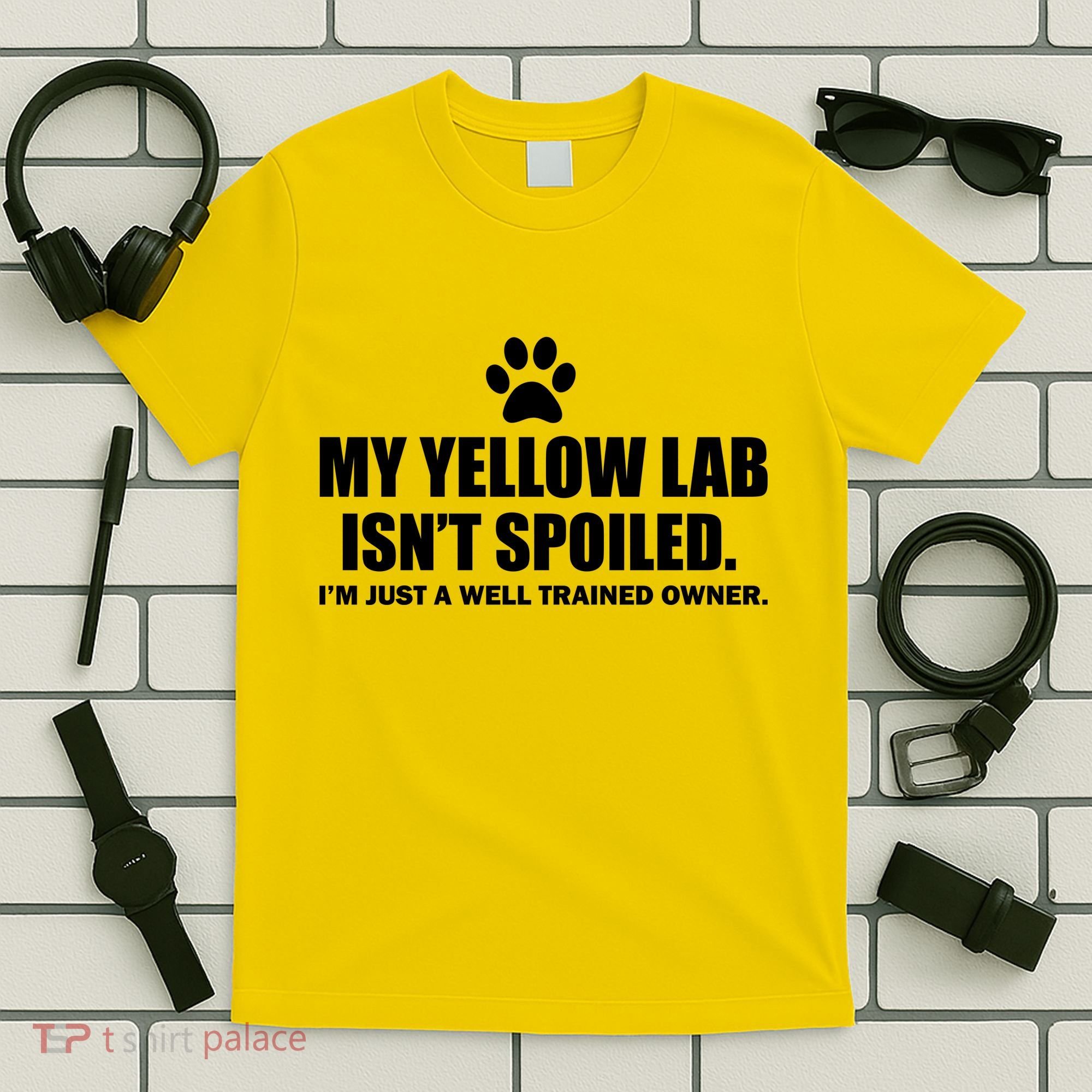 My Yellow Lab Isn't Spoiled T-Shirt