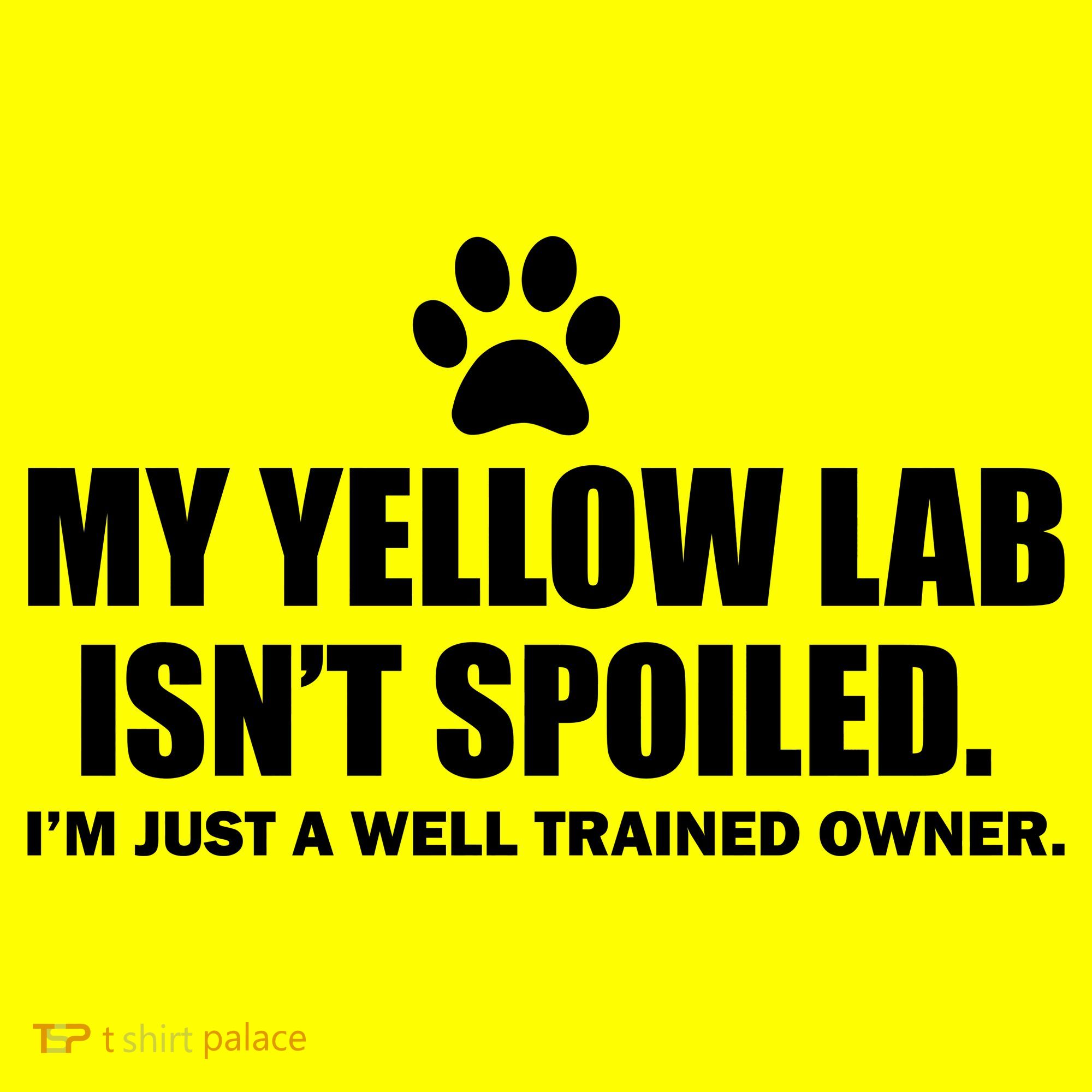 My Yellow Lab Isn't Spoiled Hat