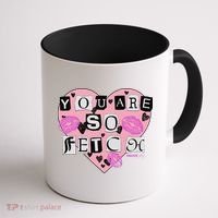 Mean You Are So Fetch Valentine's Day Heart Coffee Mug thumb 1