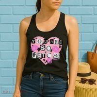 Mean You Are So Fetch Valentine's Day Heart Women's Tank Top thumb 2