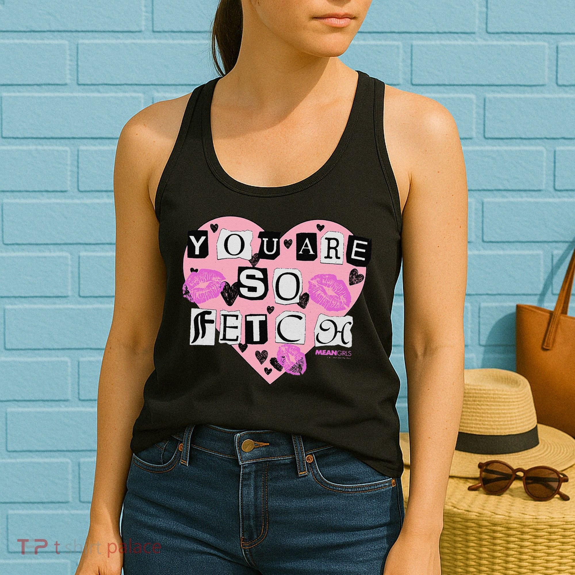 Mean You Are So Fetch Valentine's Day Heart Women's Tank Top