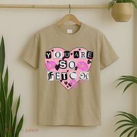 Mean You Are So Fetch Valentine's Day Heart T-Shirt thumb 2