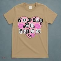 Mean You Are So Fetch Valentine's Day Heart T-Shirt thumb 5