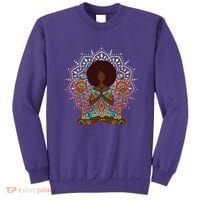 Meditation Yoga Afro Woman Sweatshirt thumb 0