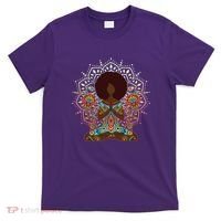 Meditation Yoga Afro Woman T-Shirt thumb 0