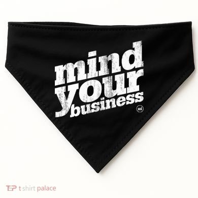 Mind Your Business USA-Made Doggie Bandana