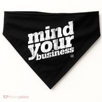 Mind Your Business USA-Made Doggie Bandana thumb 0