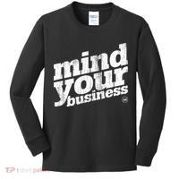 Mind Your Business Kids Long Sleeve Shirt thumb 0