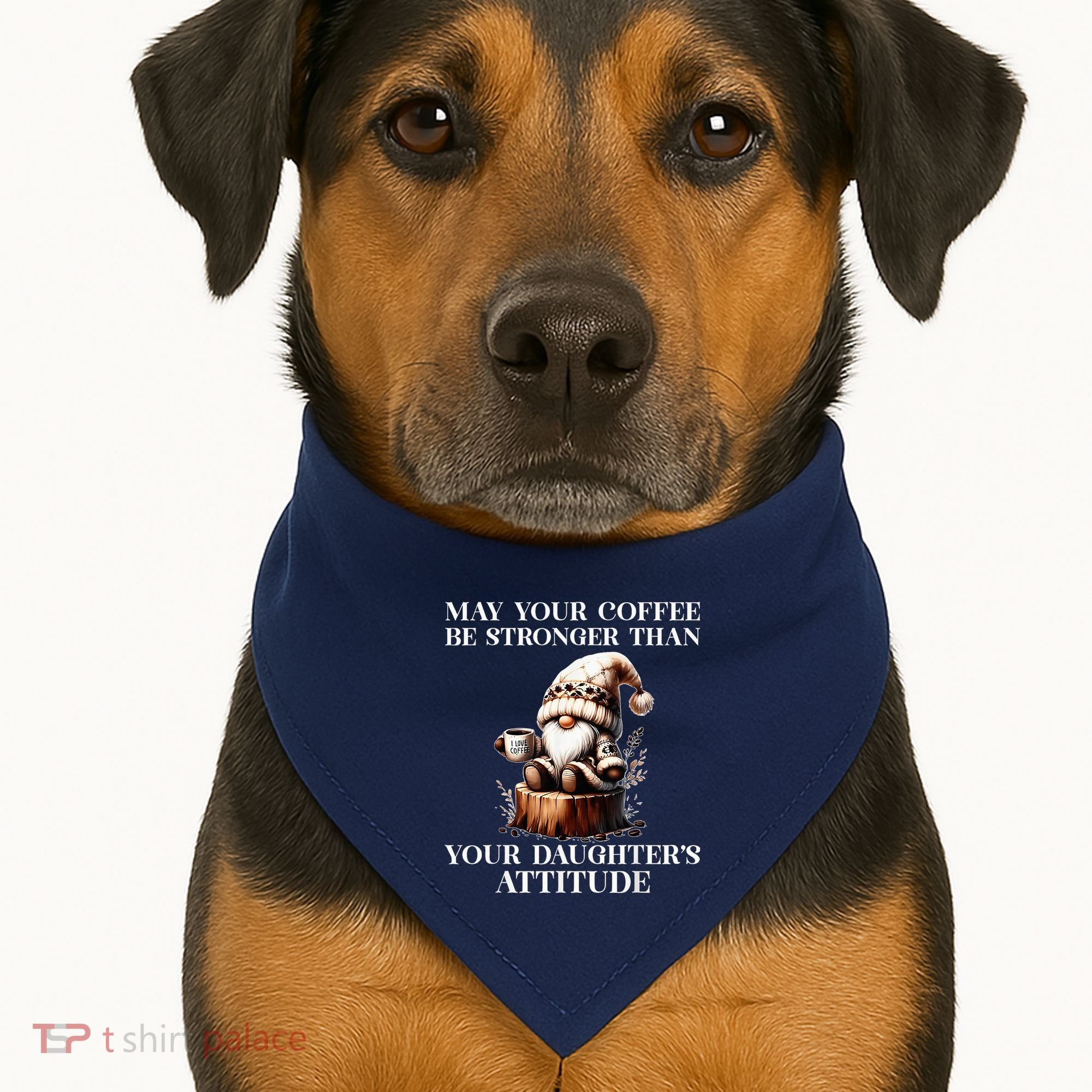 May Your Coffee Be Stronger Than Your DaughterS Attitude USA-Made Doggie Bandana