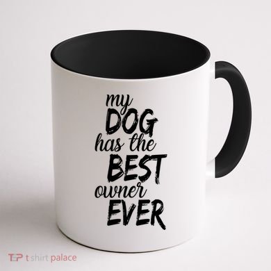 My Dog Has The Best Dog Owner Ever Coffee Mug back