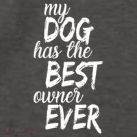 My Dog Has The Best Dog Owner Ever Vector Backpack thumb 2