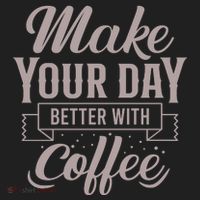 Make Your Day Better With Coffee Women's Sweatshirt thumb 2