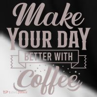 Make Your Day Better With Coffee Toddler Fine Jersey T-Shirt thumb 2