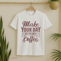 Make Your Day Better With Coffee T-Shirt thumb 2