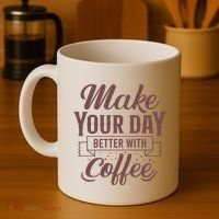 Make Your Day Better With Coffee Coffee Mug thumb 4