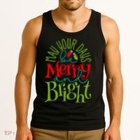 May Your Days Be Merry And Bright Tank Top thumb 3
