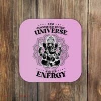 Mandala Yoga Elephant Zen Meditation Quote Buddhism Buddhist Gift Coaster thumb 0