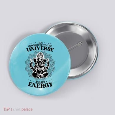 Mandala Yoga Elephant Zen Meditation Quote Buddhism Buddhist Gift Button