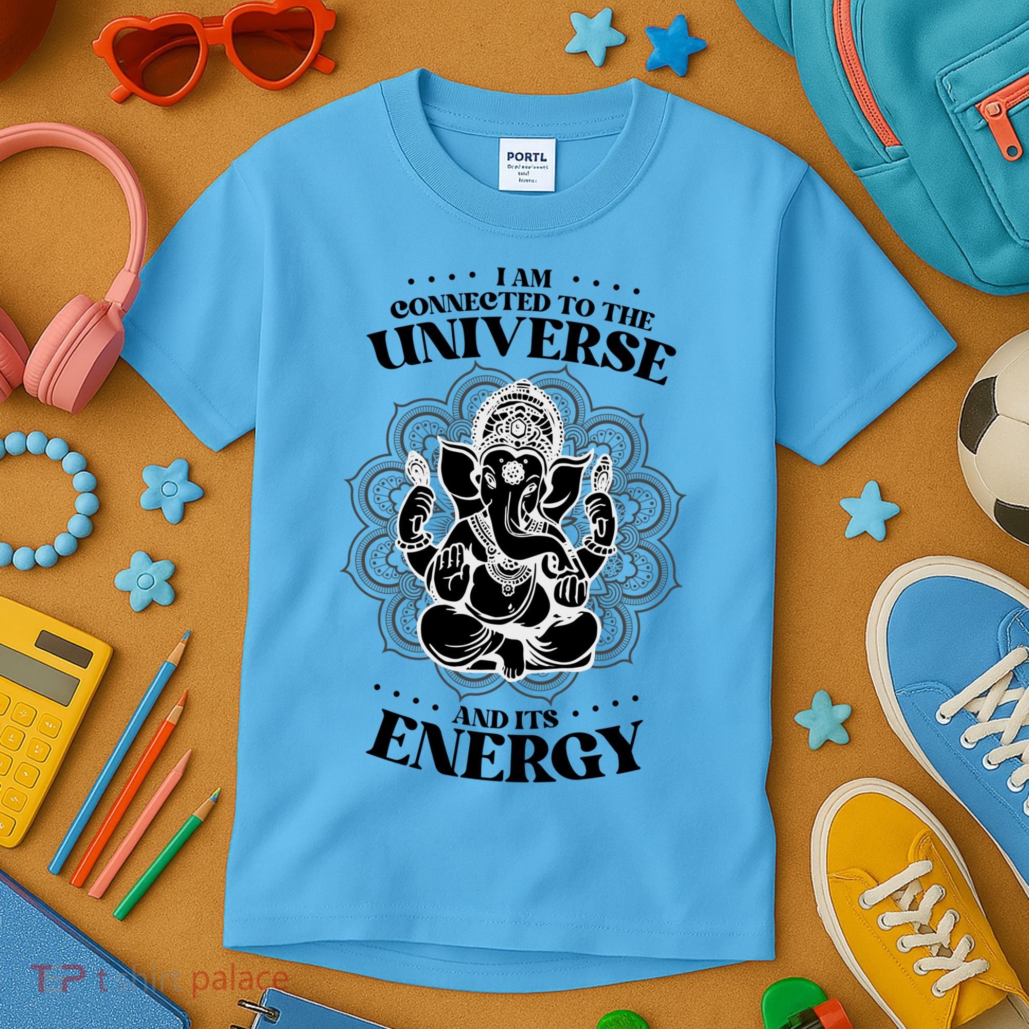 Mandala Yoga Elephant Zen Meditation Quote Buddhism Buddhist Gift Kids T-Shirt