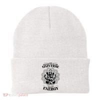 Mandala Yoga Elephant Zen Meditation Quote Buddhism Buddhist Gift Beanie thumb 0