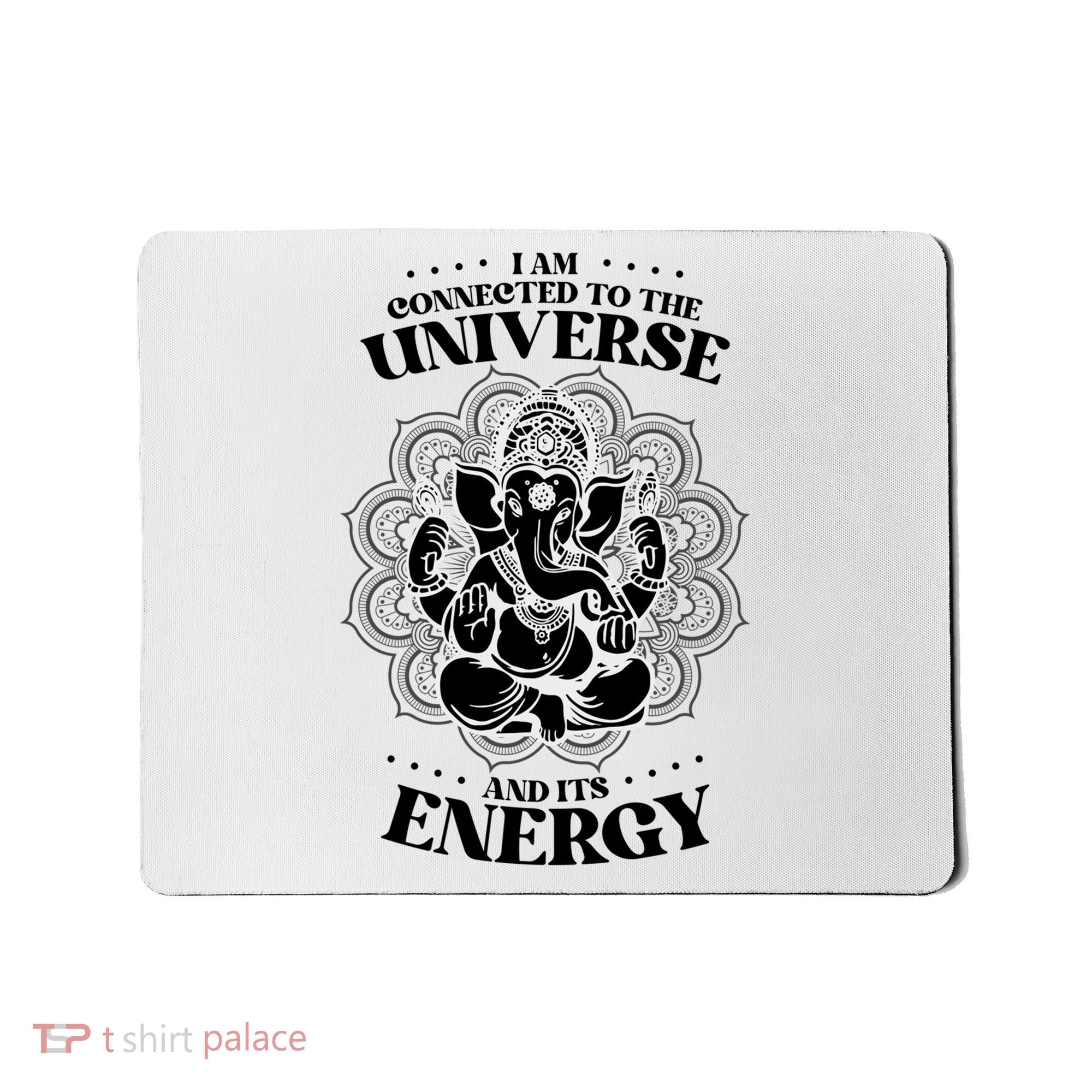 Mandala Yoga Elephant Zen Meditation Quote Buddhism Buddhist Gift Mousepad