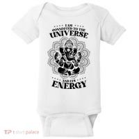 Mandala Yoga Elephant Zen Meditation Quote Buddhism Buddhist Gift Baby Bodysuit thumb 0