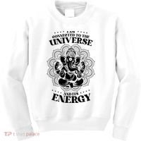 Mandala Yoga Elephant Zen Meditation Quote Buddhism Buddhist Gift Kids Sweatshirt thumb 0