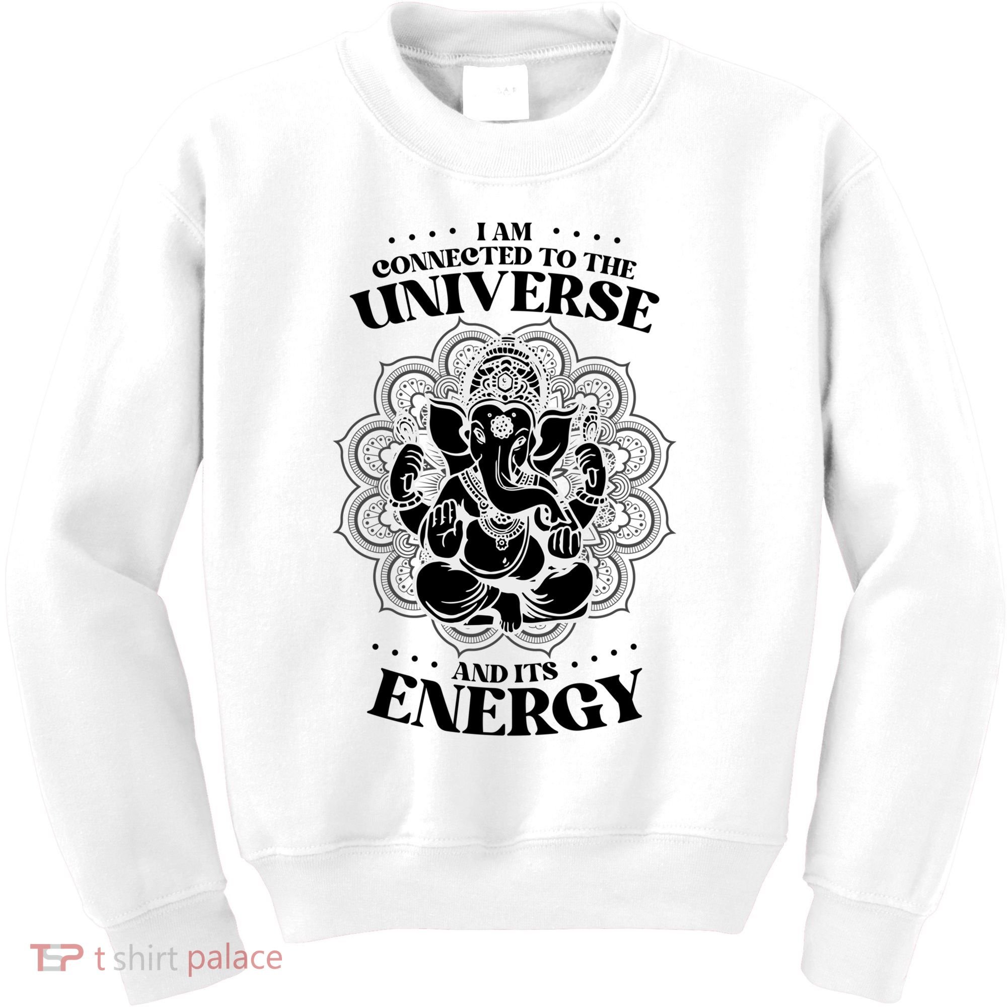 Mandala Yoga Elephant Zen Meditation Quote Buddhism Buddhist Gift Kids Sweatshirt