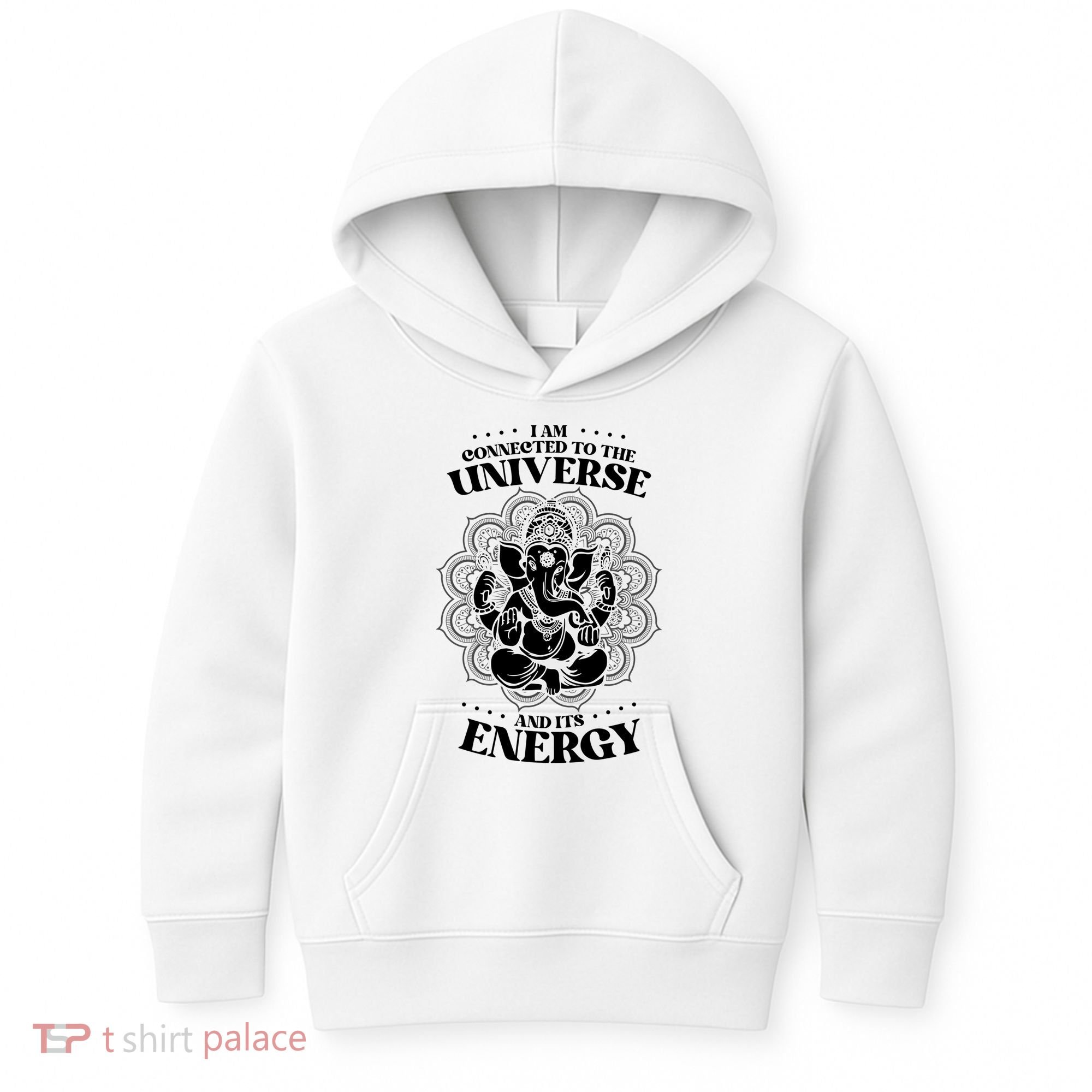 Mandala Yoga Elephant Zen Meditation Quote Buddhism Buddhist Gift Kids Hoodie