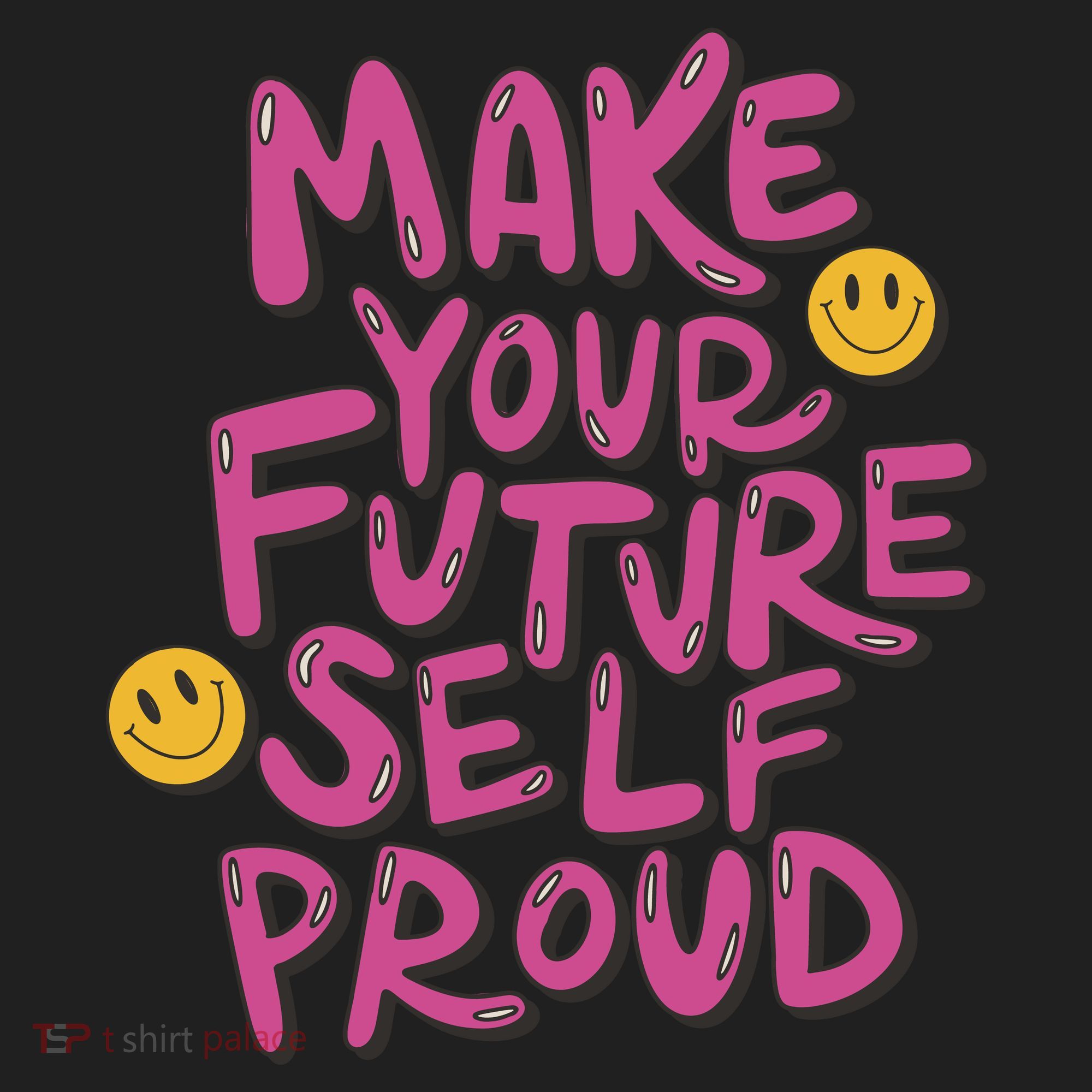 Make Your Future Self Proud Smiley Women's Sweatshirt