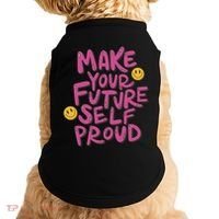 Make Your Future Self Proud Smiley Doggie Tank thumb 0