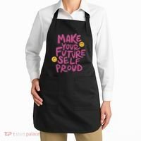 Make Your Future Self Proud Smiley Apron thumb 2