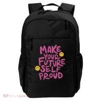 Make Your Future Self Proud Smiley Backpack thumb 0