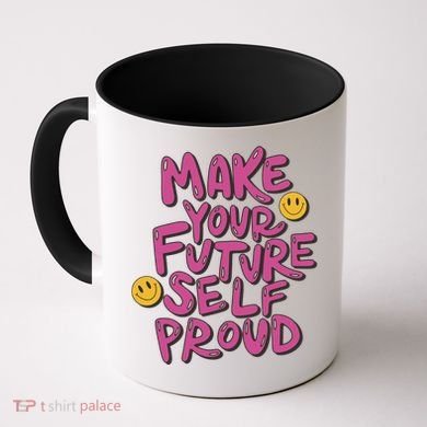 Make Your Future Self Proud Smiley Coffee Mug