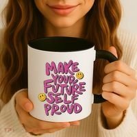 Make Your Future Self Proud Smiley Coffee Mug thumb 3