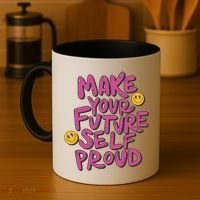 Make Your Future Self Proud Smiley Coffee Mug thumb 4