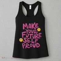Make Your Future Self Proud Smiley Women's Tank Top thumb 3
