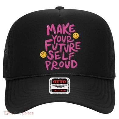 Make Your Future Self Proud Smiley Hat