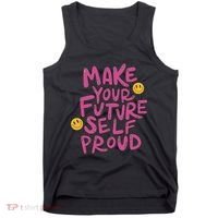 Make Your Future Self Proud Smiley Tank Top thumb 0